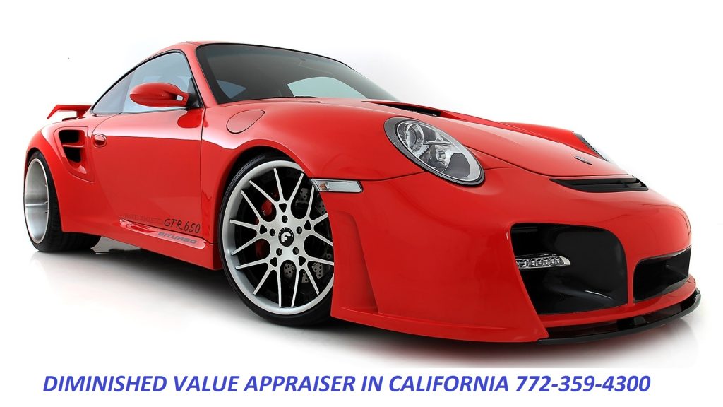 Diminished Value Appraiser in California 772-359-4300